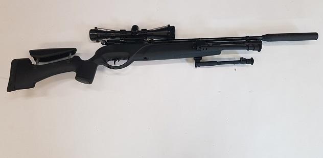 Gamo HPA PCP Persluchtbuks - OCCASSION /  5,5mm 40 Joule / incl 2-Poot + Richtkijker + Geluidsdemper. -2544-a